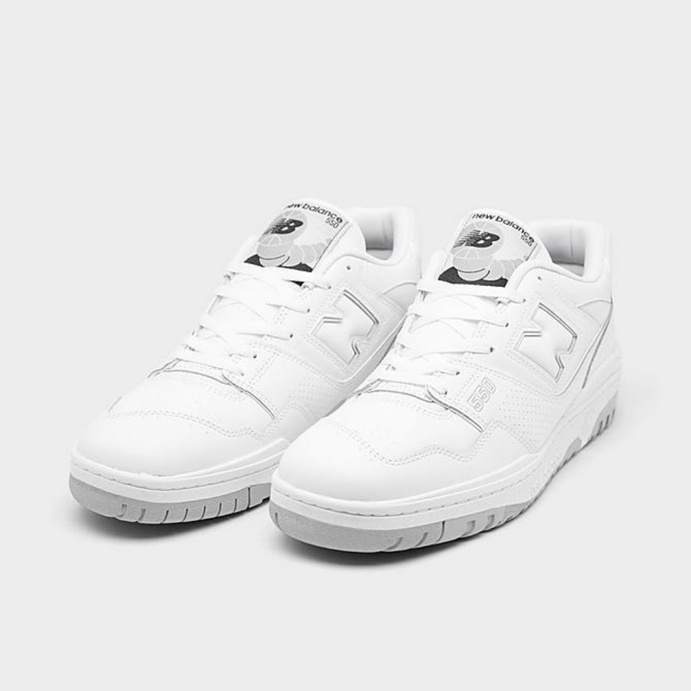 NWT New Balance 550 size 12 white grey BB550PB1 in box brand new